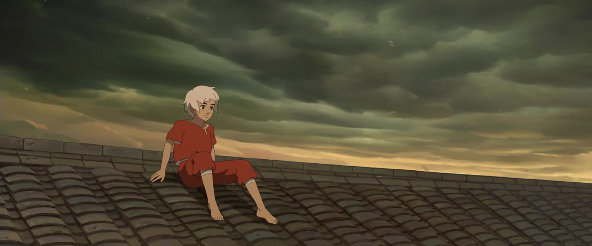 Большая рыба и бегония. Фильм кадр 1