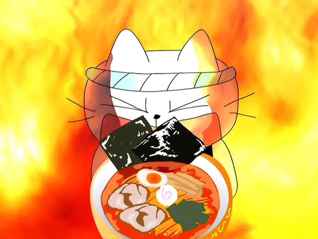 Кошачий рамэн кадр 1